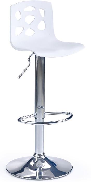 Стул барный Halmar H-48 ( Обивка стула:полипропилен, хром, белый (Halmar ) ) Стул барный Halmar H-48 ( Обивка стула:полипропилен, хром, белый (Halmar ) )