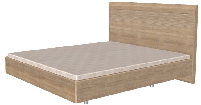 Фото Кровать двуспальная Мелисса КР-2804 (СМ 180х200) с ламельным основанием от производителя Лером в Ялте по цене 34&nbsp;700 ₽