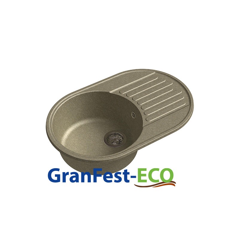 Фото Мойка Granfest eco-18 (ГР 740х480хh200) (шир.ящ.min 720) без сифона от производителя Granfest в Ялте по цене 4 050 ₽