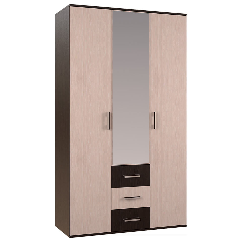 Фото Шкаф Белла (120) трехдверный  от производителя БТС  в Ялте по цене 13&nbsp;310 ₽