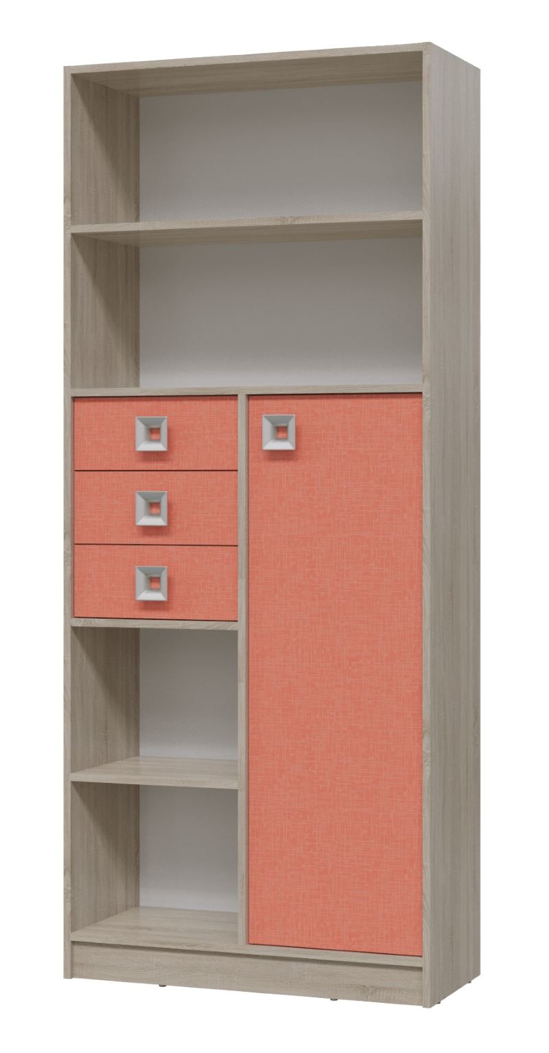 Фото Шкаф-стеллаж Сити с ящиками от производителя Гранд Кволити в Ялте по цене 13&nbsp;560 ₽