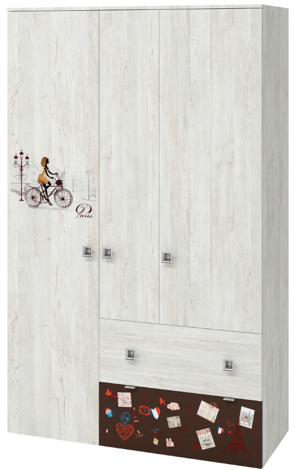 Фото Шкаф Поло (129) трехдверный от производителя Регина в Ялте по цене 19&nbsp;560 ₽