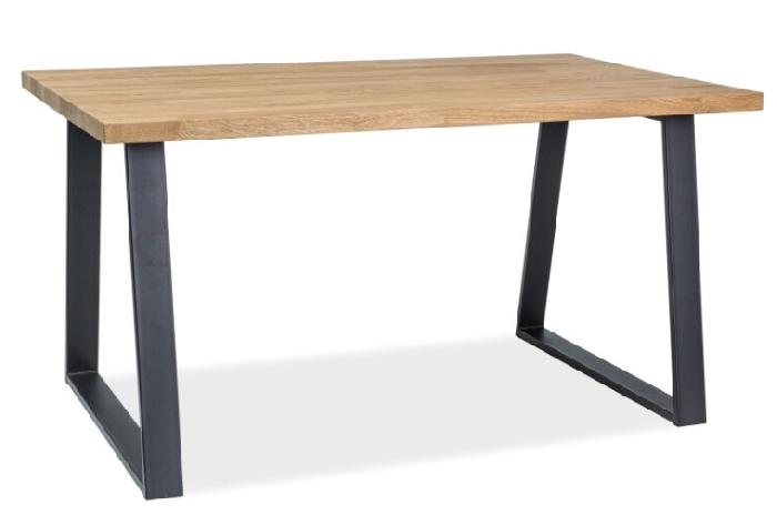 Стол обеденный Signal Ronaldo (1,5) (металл, шпон-дуб,  черный (Signal) )