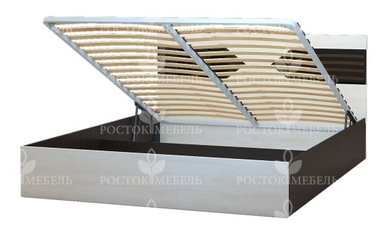Фото Кровать двуспальная Ника-1 КД-2.9 (СМ 160х200) с подъемным механизмом от производителя Росток в Ялте по цене 26 360 ₽