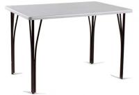 Стол обеденный Граф (металл, мдф-ясень серебро,  медный антик (Бител) ) в Ялте от производителя 