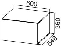 Кухня Модерн NEW шкаф навесной ШГ600г (36) (серый, графит,(SV-мебель)) в Ялте от производителя 