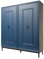 Шкаф Гориция ШР-4 (201) четырехдверный (таксус, сапфировый,(Браво-мебель)) в Ялте от производителя 