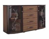 Комод комбинированный Грация  в интернет магазине Планета Комфорта Фото mebel-dlya-gostinits комод комбинированный грация  производитель Мебелони