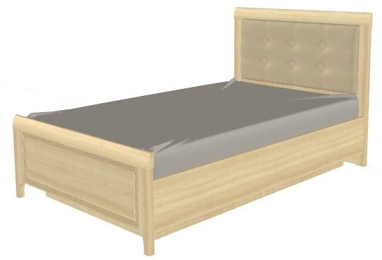 Фото Кровать односпальная Карина КР-1031 (СМ 120х200) с подъемным механизмом от производителя Лером в Ялте по цене 40 130 ₽