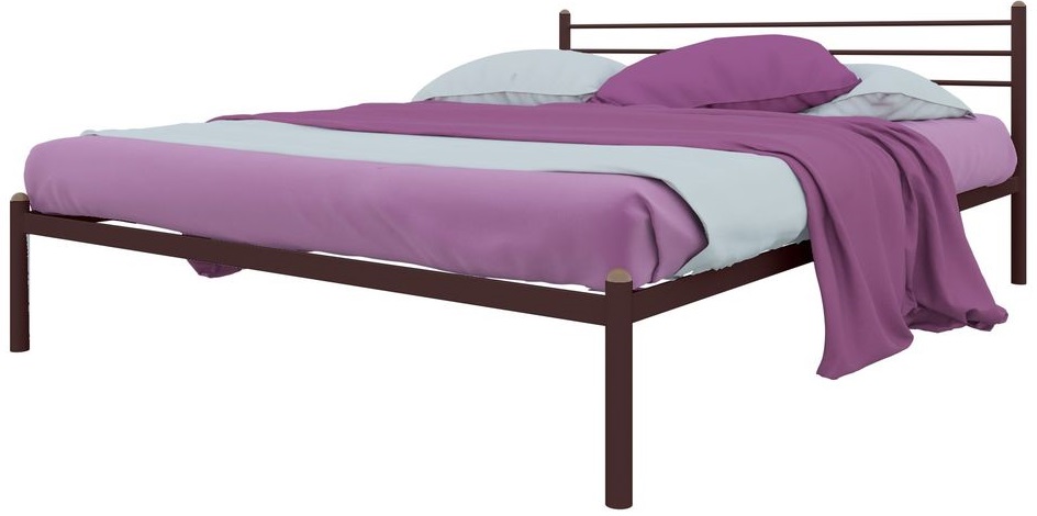 Фото Кровать двуспальная Милана (СМ 160х200) трубка металл от производителя Милсон в Ялте по цене 13 020 ₽