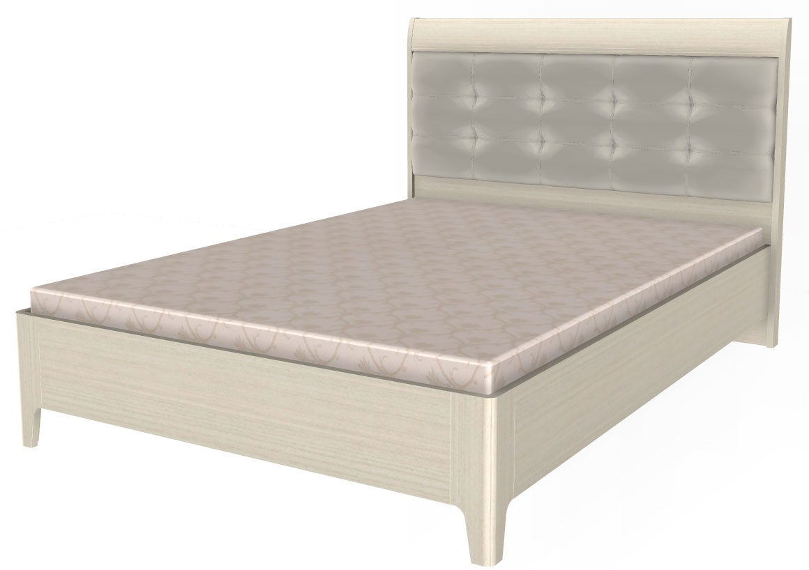 Фото Кровать двуспальная Камелия КР-2072 (СМ 140х200) с ламельным основанием от производителя Лером в Ялте по цене 33&nbsp;770 ₽