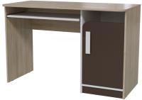 Стол компьютерный Арабика (лдсп, лдсп дуб ривьера,  дуб ривьера, арабика, дуб ривьера-белый-арабика (Гранд Кволити) ) в Ялте от производителя 