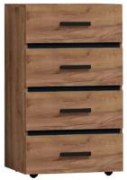 Комод Натура (Nature)-45 (дуб табачный craft-черный (Глазов) ) в Ялте от производителя в интернет магазине Планета Комфорта Комод Натура (Nature)-45 (дуб табачный craft-черный (Глазов) ) в Ялте от производителя