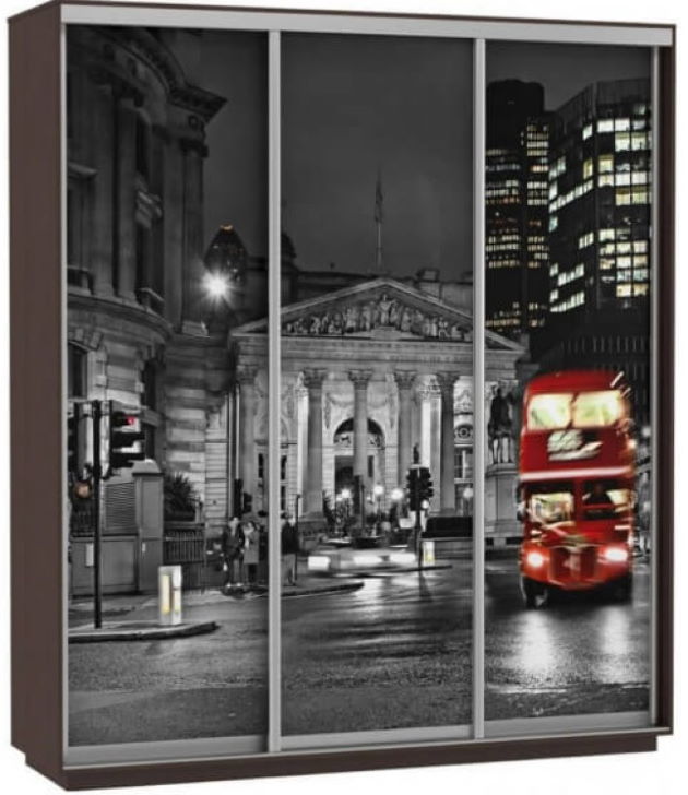 Фото Шкаф-купе Экспресс Трио Фото (1,8х0,6х2,2 - 3 двери) от производителя Мебельная компания Е1 в Ялте по цене 44 410 ₽