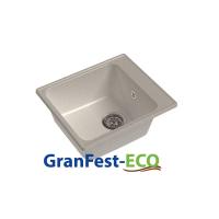 Мойка Granfest eco-17 (ГР 420х480хh200) (шир.ящ.min 400) без сифона (Цвет мойки черный) в Ялте от производителя в интернет магазине Планета Комфорта Мойка Granfest eco-17 (ГР 420х480хh200) (шир.ящ.min 400) без сифона (Цвет мойки черный) в Ялте от производителя