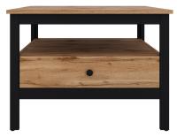 Стол журнальный Loft LAW (мдф, лдсп-дуб вотан,  черный (Black Red White (БРВ)) ) в Ялте от производителя 