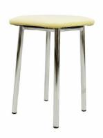 Табурет Т5 ( Обивка стула:кожзам , хром, в ассортименте, квадратное (Европа-Д) ) в Ялте от производителя 