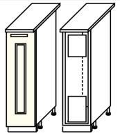 Фото  кухня диана-4 прованс шкаф-стол 200 (шн-бl) производитель Фант-мебель
