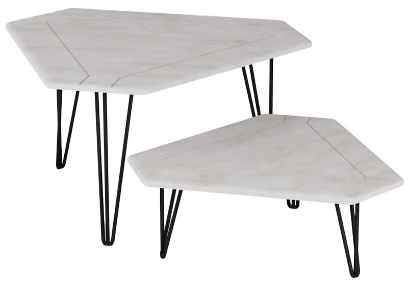 Фото Стол журнальный Тет-а-тет (2шт) от производителя Калифорния в Ялте по цене 9&nbsp;420 ₽