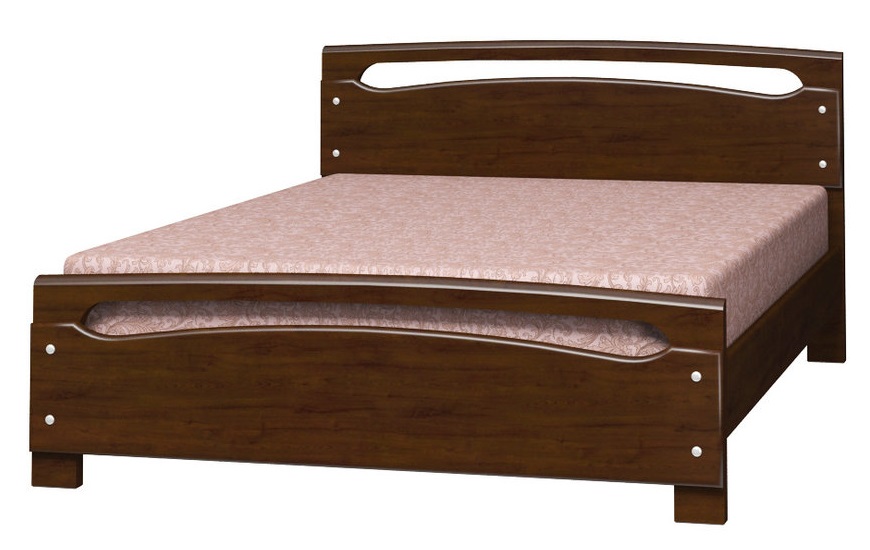 Фото Кровать двуспальная Камелия-2 (СМ 160х200) без основания с универсальными царгами от производителя Браво-мебель в Ялте по цене 17 950 ₽