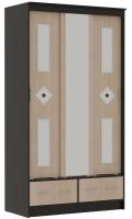 Фото shkaf-kupe-v-spalnyu шкаф-купе мираж-16 (3 двери) производитель Фант-мебель