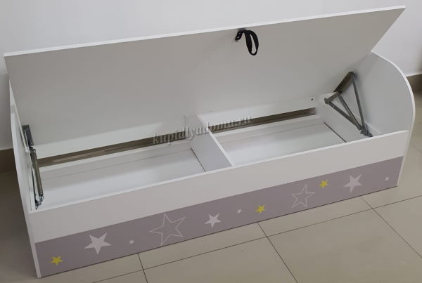 Фото Кровать детская Трио КРП-01 (СМ 80х186) с подъемным механизмом от производителя Мебелони в Ялте по цене 16 180 ₽