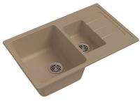 Мойка Ewigstein antik 60KF (ГР 860х510хh200) (шир.ящ.min 600) (Цвет мойки черный) в Ялте от производителя 