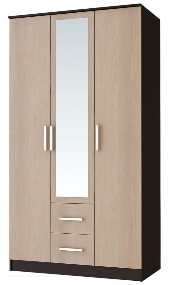 Фото Шкаф Фиеста (120) трехдверный от производителя БТС  в Ялте по цене 13&nbsp;360 ₽