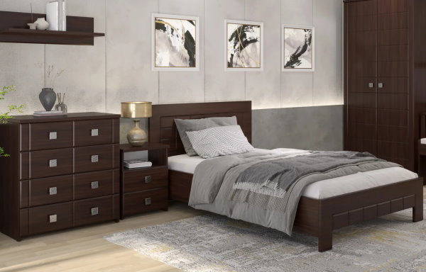 Фото Кровать двуспальная Изабель ИЗ-712К (СМ 160х200) без основания от производителя Компасс в Ялте по цене 20 320 ₽