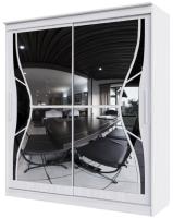 Шкаф-купе №19 Симфония (1,5 - 2 двери) в интернет магазине Планета Комфорта Фото shkaf-kupe-v-spalnyu шкаф-купе №19 симфония (1,5 - 2 двери) производитель SV-мебель