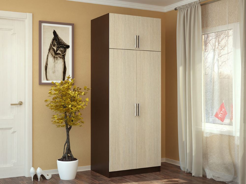 Фото Шкаф с перегородкой (80) двухдверный от производителя БТС  в Ялте по цене 10&nbsp;220 ₽