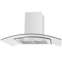 Вытяжка купольная Ancona plus 90 (900х500хh500(980)) (Материал Металл/Стекло , Цвет Белый/Прозрачный) в Ялте от производителя 