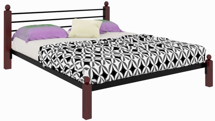 Фото Кровать двуспальная Милана Lux (СМ 180х200) трубка металл от производителя Милсон в Ялте по цене 19 680 ₽