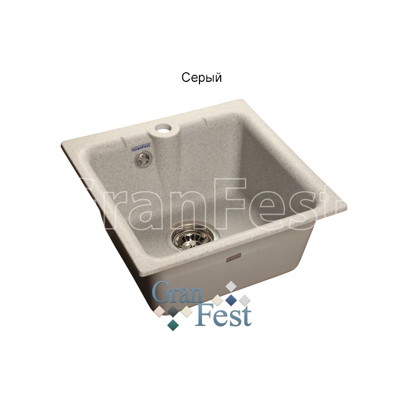 Фото Мойка Granfest GF-P420 (ГР 420х420хh200) (шир.ящ.min 400) от производителя Granfest в Ялте по цене 3 680 ₽
