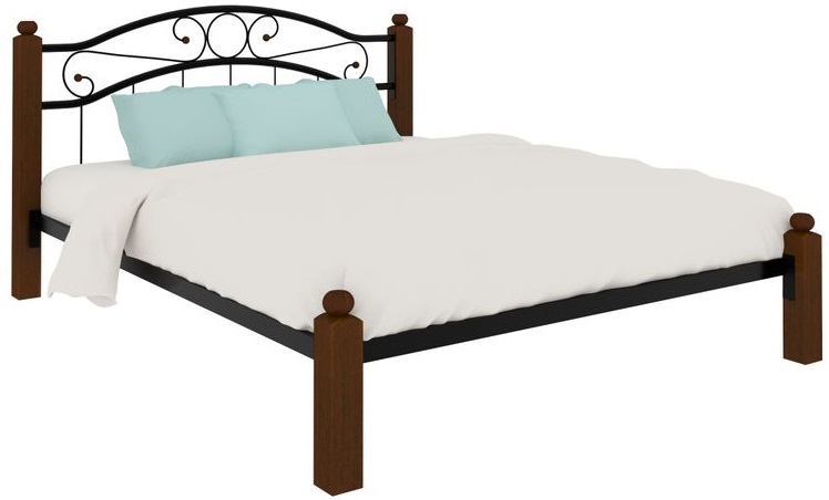 Фото Кровать двуспальная Надежда Lux (СМ 160х200) трубка металл от производителя Милсон в Ялте по цене 19 980 ₽