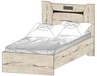 Фото  кровать односпальная мале (см 90х200) без основания производитель СБК