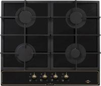 Варочная поверхность газовая 4-х комф. PG-612 (590х515) (Материал Стеклокерамика , Цвет Черный) в Ялте от производителя 