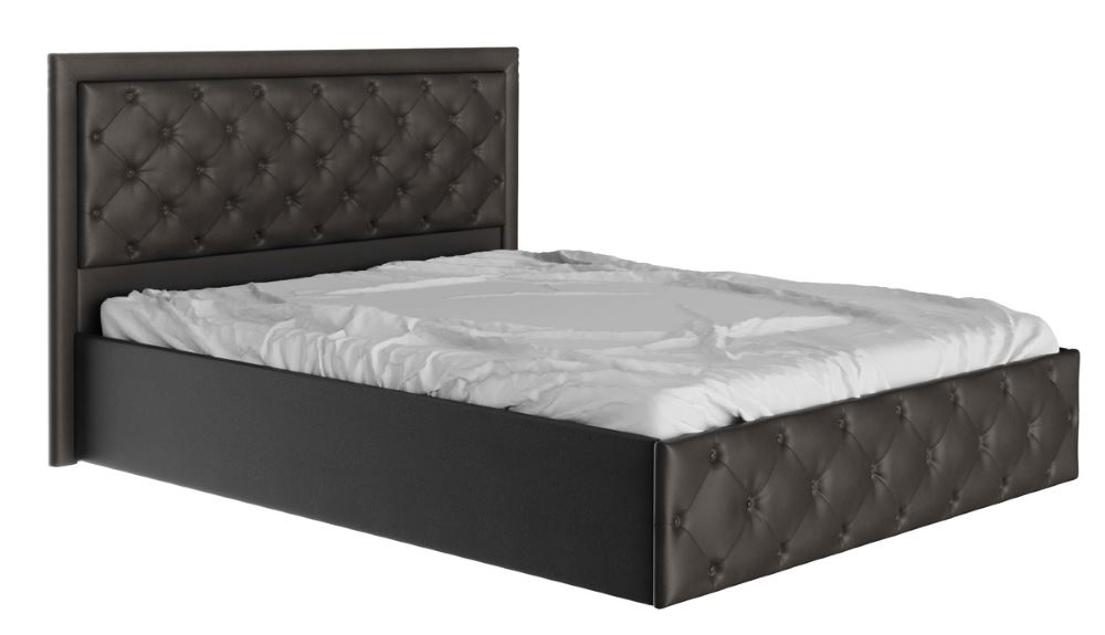 Фото Кровать двуспальная Мишель (СМ 160х200) с подъемным механизмом (пуговицы) от производителя Бон-мебель в Ялте по цене 33&nbsp;480 ₽