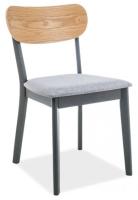 Стул Signal Vitro ( Обивка стула:ткань, графит/дуб, серый (Signal) ) в Ялте от производителя 