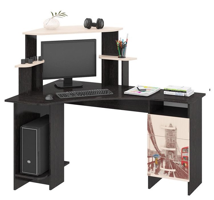 Фото Стол компьютерный Бумеранг-3Н(М) (Л) от производителя ТриЯ в Ялте по цене 15&nbsp;410 ₽