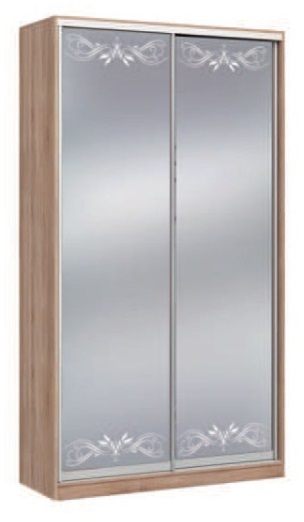 Фото Шкаф-купе Оскар 1.2 (1,2х0,6х2,3 - 2 двери) от производителя Мебель Маркет в Ялте по цене 43 890 ₽