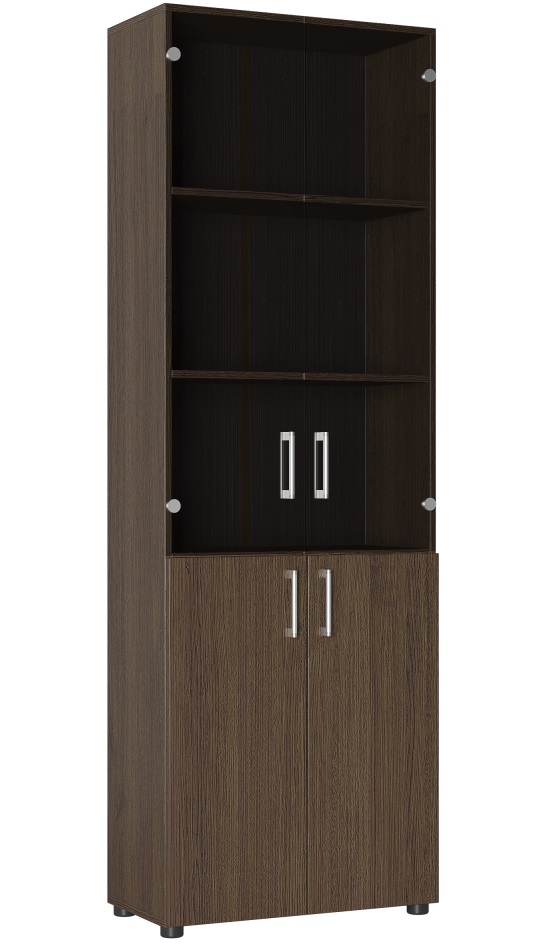 Фото Шкаф со стеклом Офис ОФ-303К от производителя Компасс в Ялте по цене 16&nbsp;360 ₽