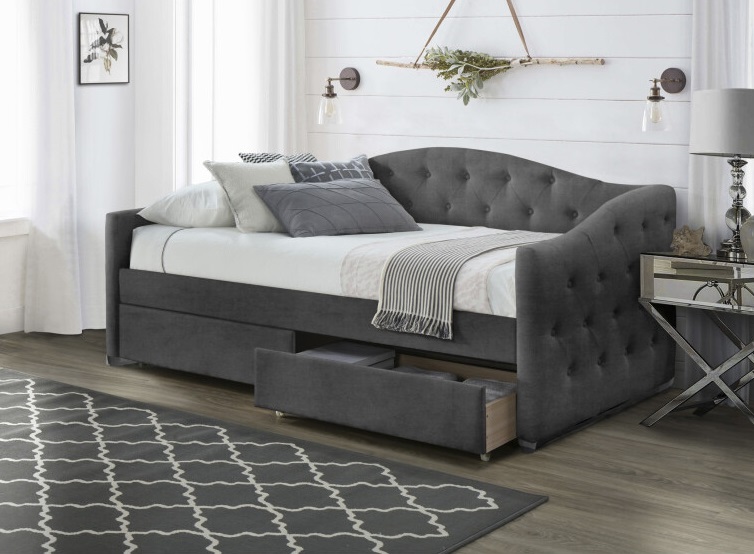 Фото Кровать односпальная Halmar Aloha (СМ 90х200) c ортопедическим основанием от производителя Halmar  в Ялте по цене 54&nbsp;950 ₽