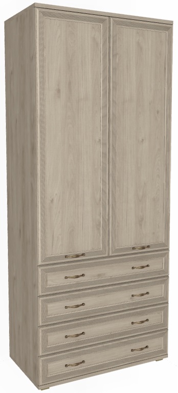 Фото Шкаф Карина ШК-1006 (90) двухдверный от производителя Лером в Ялте по цене 41&nbsp;620 ₽