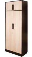 Шкаф Диана-4 №3 (80) двухдверный  (венге, дуб молочный,(Росток)) в Ялте от производителя в интернет магазине Планета Комфорта Шкаф Диана-4 №3 (80) двухдверный  (венге, дуб молочный,(Росток)) в Ялте от производителя