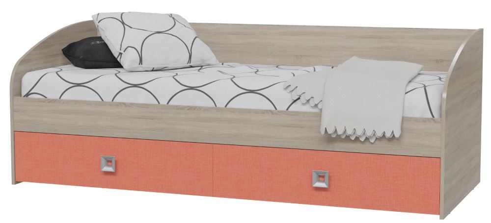 Фото Кровать односпальная Сити с ящиками (СМ 80х200)  от производителя Гранд Кволити в Ялте по цене 15&nbsp;940 ₽