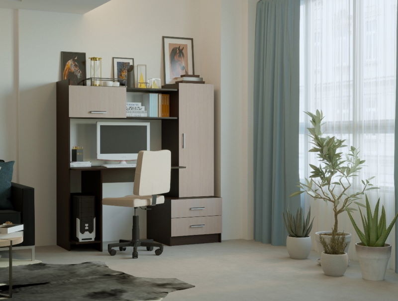 Фото Стол компьютерный ПКС-7 (1,5) в Ялте по цене 11 440 ₽ от производителя ПАМИР, код товара 2000001597026, 2000001597033, 2000001597040 шт Фото Стол компьютерный ПКС-7 (1,5) от производителя ПАМИР в Ялте по цене 11 440 ₽