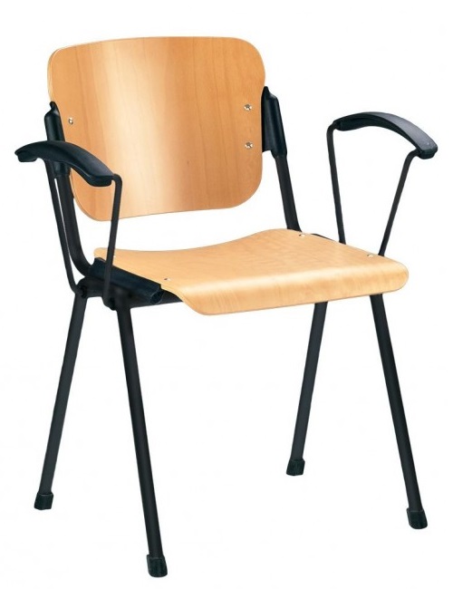 Фото Стул для посетителя Эра (Era) wood arm (крашенный) от производителя Новый стиль в Ялте по цене 4 490 ₽