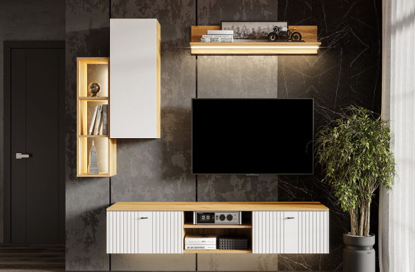 Фото Шкаф навесной Милан в Ялте по цене 5 020 ₽ от производителя SV-мебель, код товара 2000002559573, 2000002559580 шт Фото Шкаф навесной Милан от производителя SV-мебель в Ялте по цене 5 020 ₽