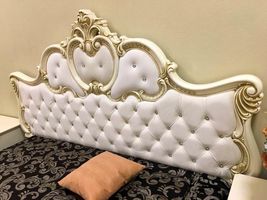 Фото Кровать двуспальная Лорена (СМ 180х200) с основанием от производителя Слониммебель в Ялте по цене 62 430 ₽